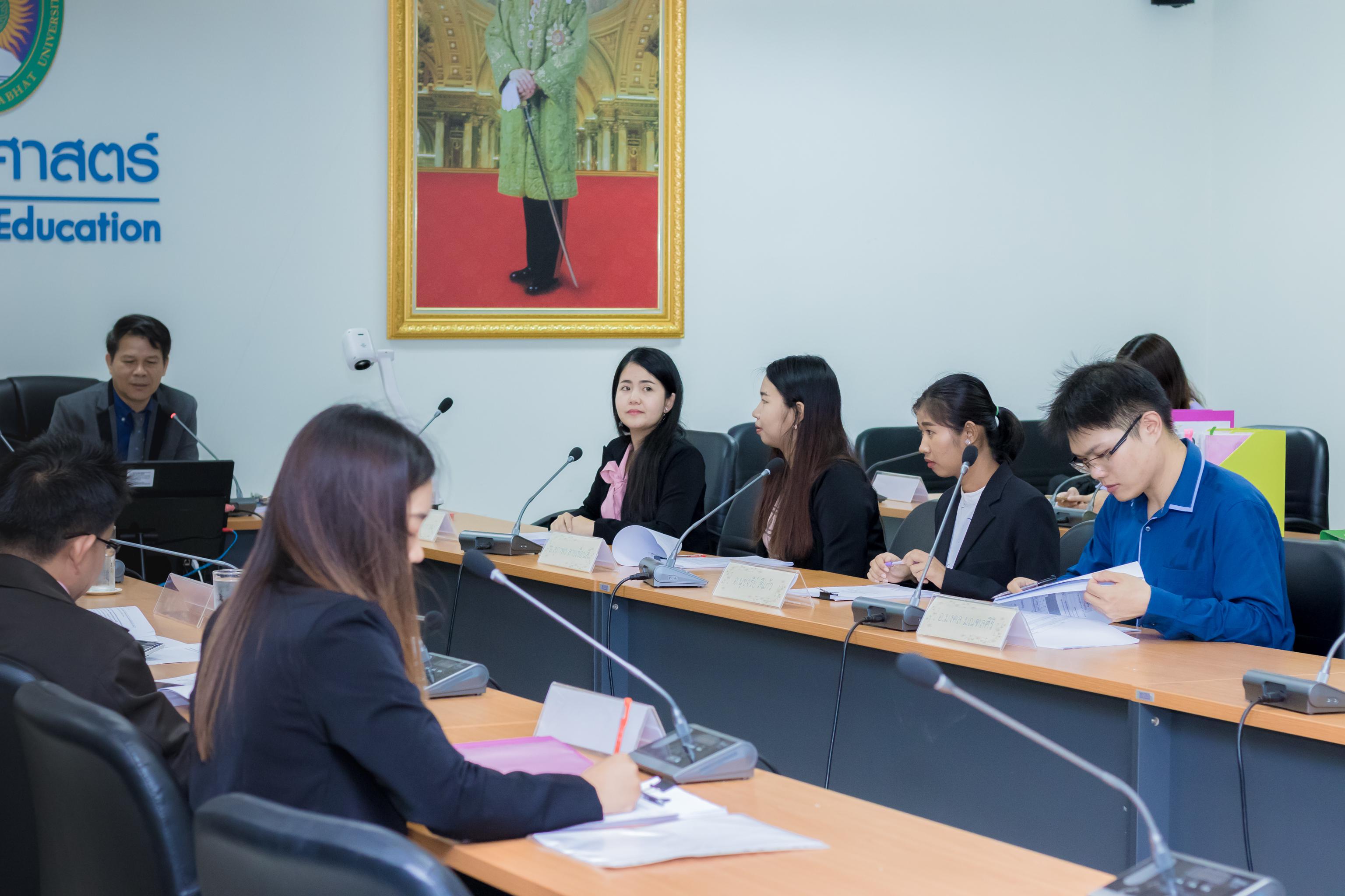6. กิจกรรมตรวจประเมินคุณภาพการศึกษาภายใน ระดับหลักสูตร ค.บ. สาขาวิชาภาษาจีน  วันพฤหัสบดีที่ 17 พฤษภาคม 2561