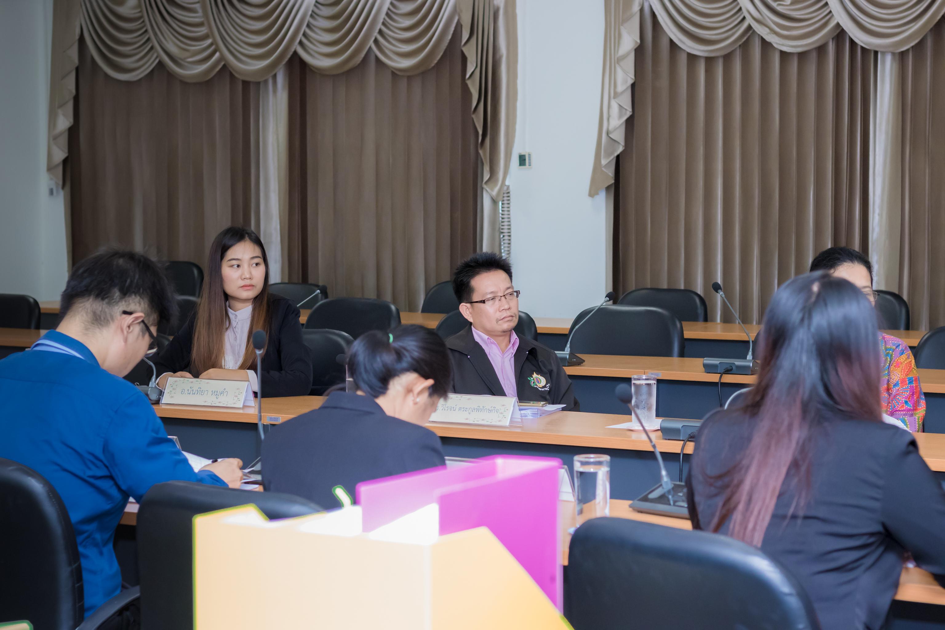 12. กิจกรรมตรวจประเมินคุณภาพการศึกษาภายใน ระดับหลักสูตร ค.บ. สาขาวิชาภาษาจีน  วันพฤหัสบดีที่ 17 พฤษภาคม 2561