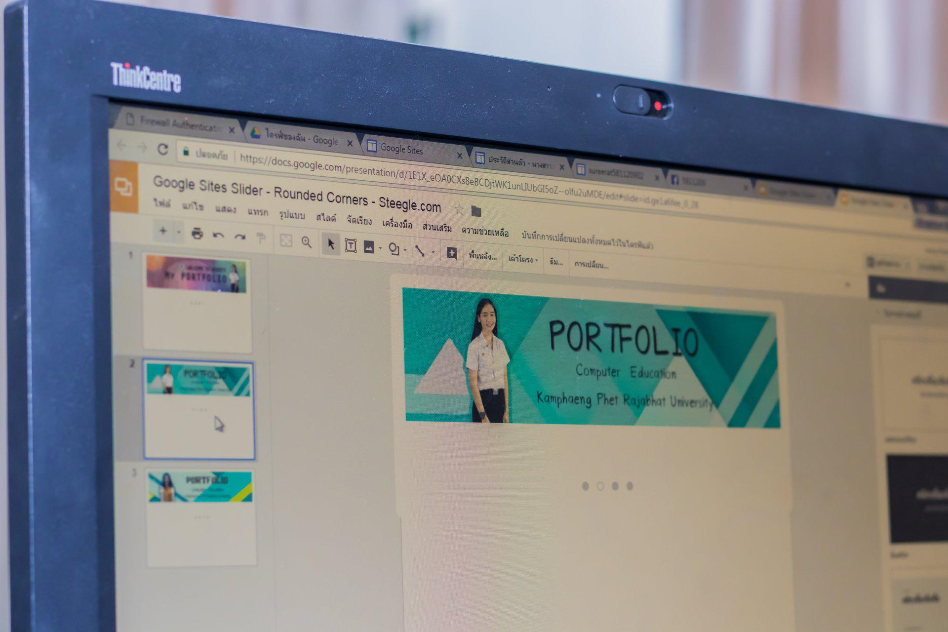 36. โครงการฝึกอมรมการใช้งาน google site นักศึกษาโปรแกรมวิชาคอมพิวเตอร์ ชั้นปีที่ 3 วันที่ 7 กุมภาพันธ์  2018