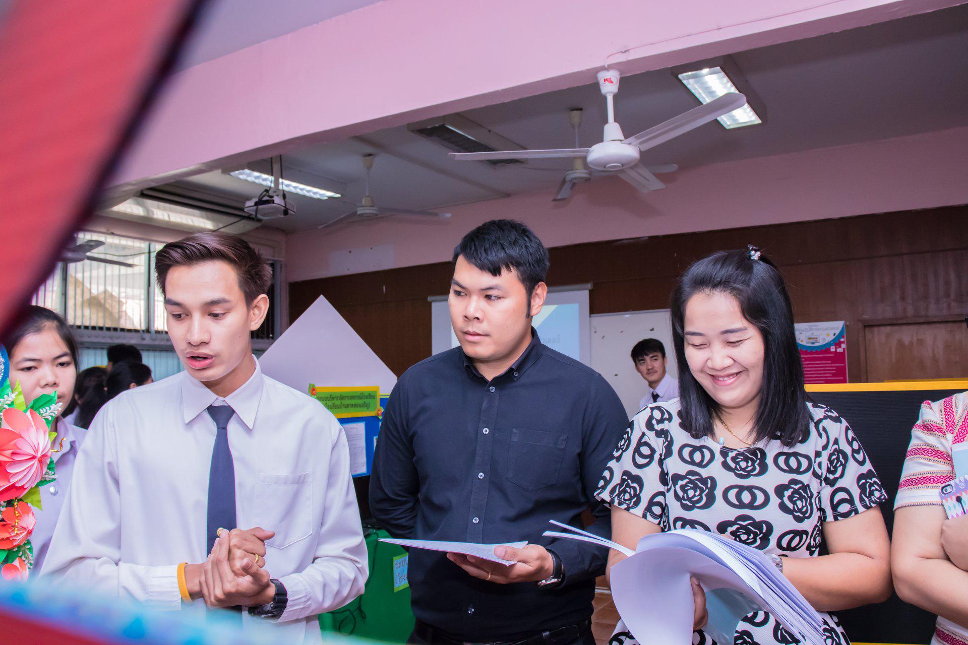 18. นิทรรศการโครงงานคอมพิวเตอร์  นักศึกษาโปรแกรมวิชาคอมพิวเตอร์ ชั้นปีที่ 4 วันที่ 3 มีนาคม 2018