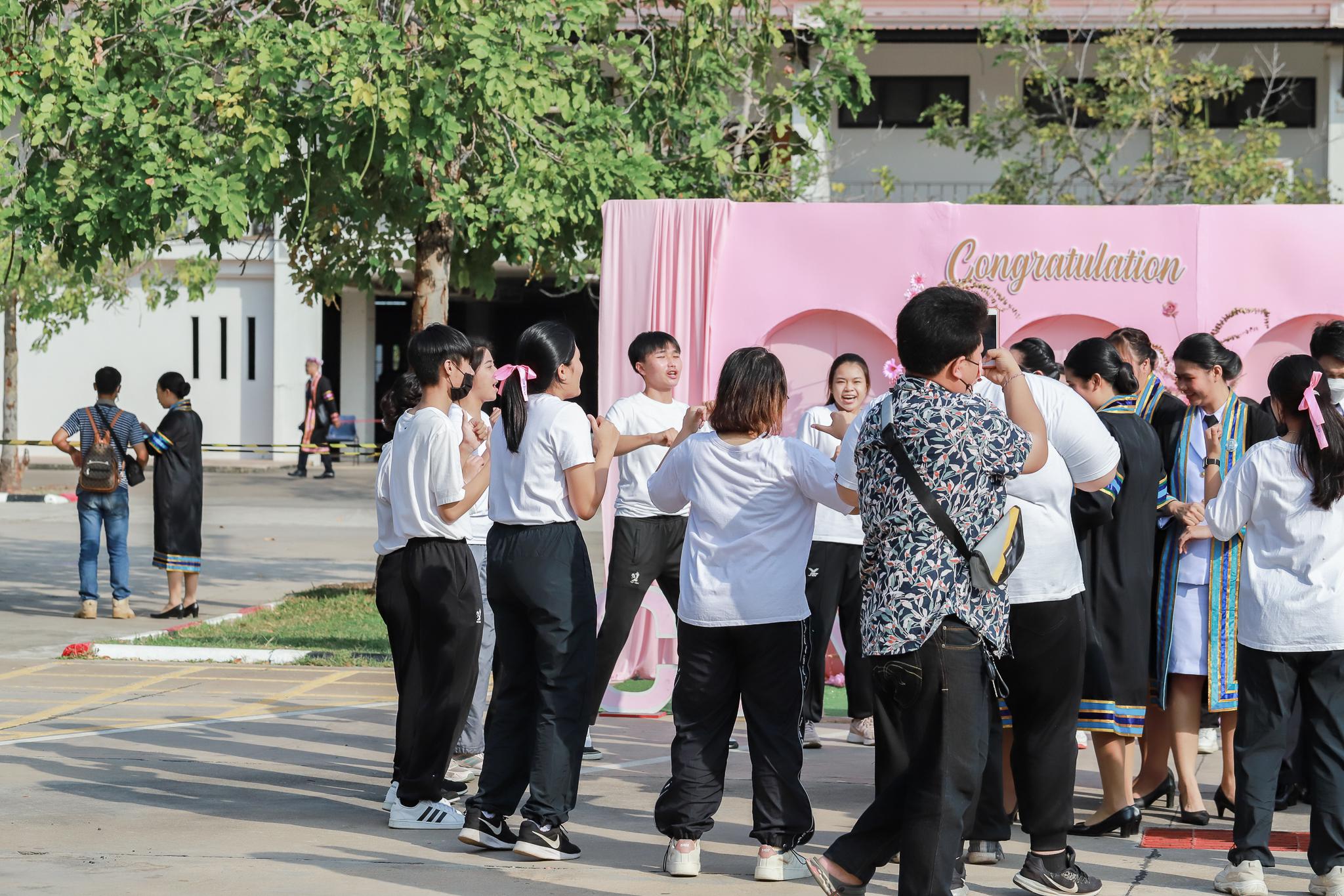 31. ภาพบรรยากาศการฝึกซ้อมรับพระราชทานปริญญาบัตรโปรแกรมวิชาคอมพิวเตอร์ ปีการศึกษา2560-2562 ระหว่างวันที่ 23-25 ธันวาคม 2565 ณ มหาวิทยาลัยราชภัฏกำแพงเพชร