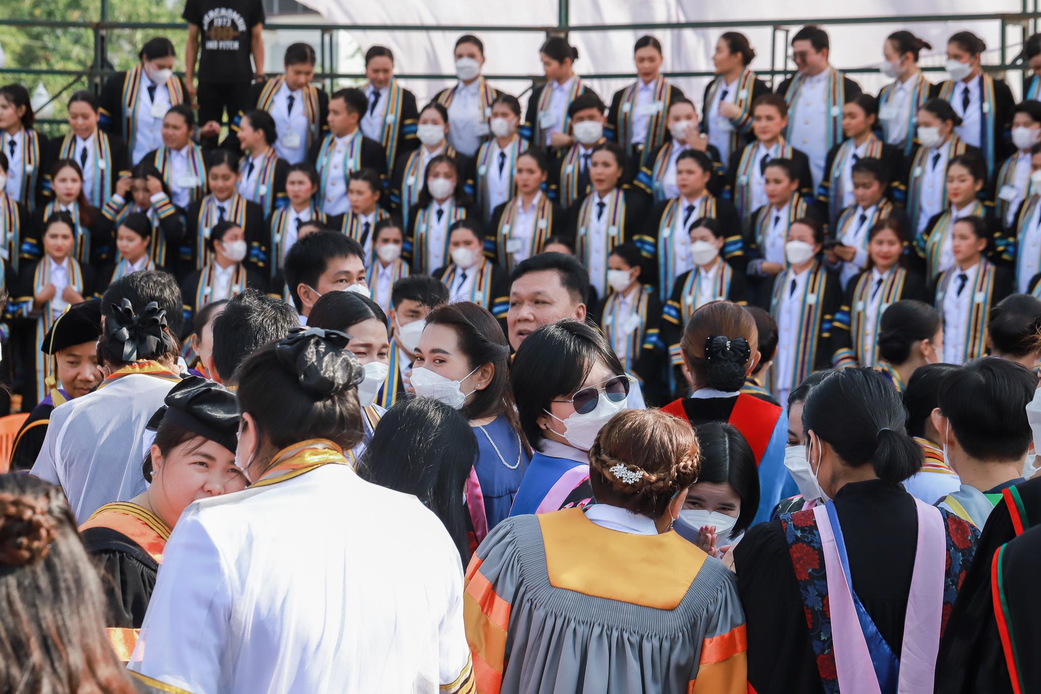 61. ภาพบรรยากาศการฝึกซ้อมรับพระราชทานปริญญาบัตรโปรแกรมวิชาคอมพิวเตอร์ ปีการศึกษา2560-2562 ระหว่างวันที่ 23-25 ธันวาคม 2565 ณ มหาวิทยาลัยราชภัฏกำแพงเพชร