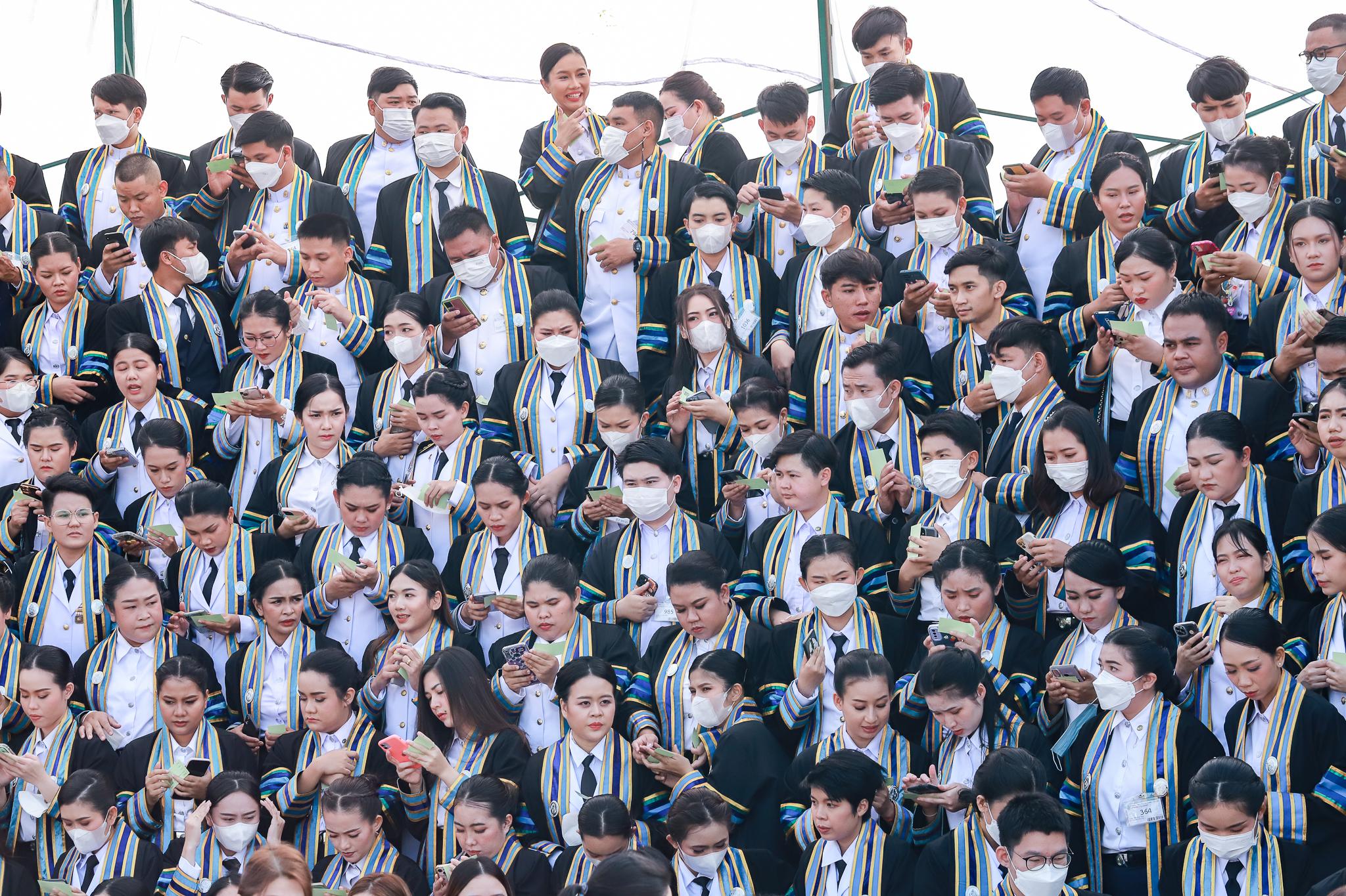 105. ภาพบรรยากาศการฝึกซ้อมรับพระราชทานปริญญาบัตรโปรแกรมวิชาคอมพิวเตอร์ ปีการศึกษา2560-2562 ระหว่างวันที่ 23-25 ธันวาคม 2565 ณ มหาวิทยาลัยราชภัฏกำแพงเพชร