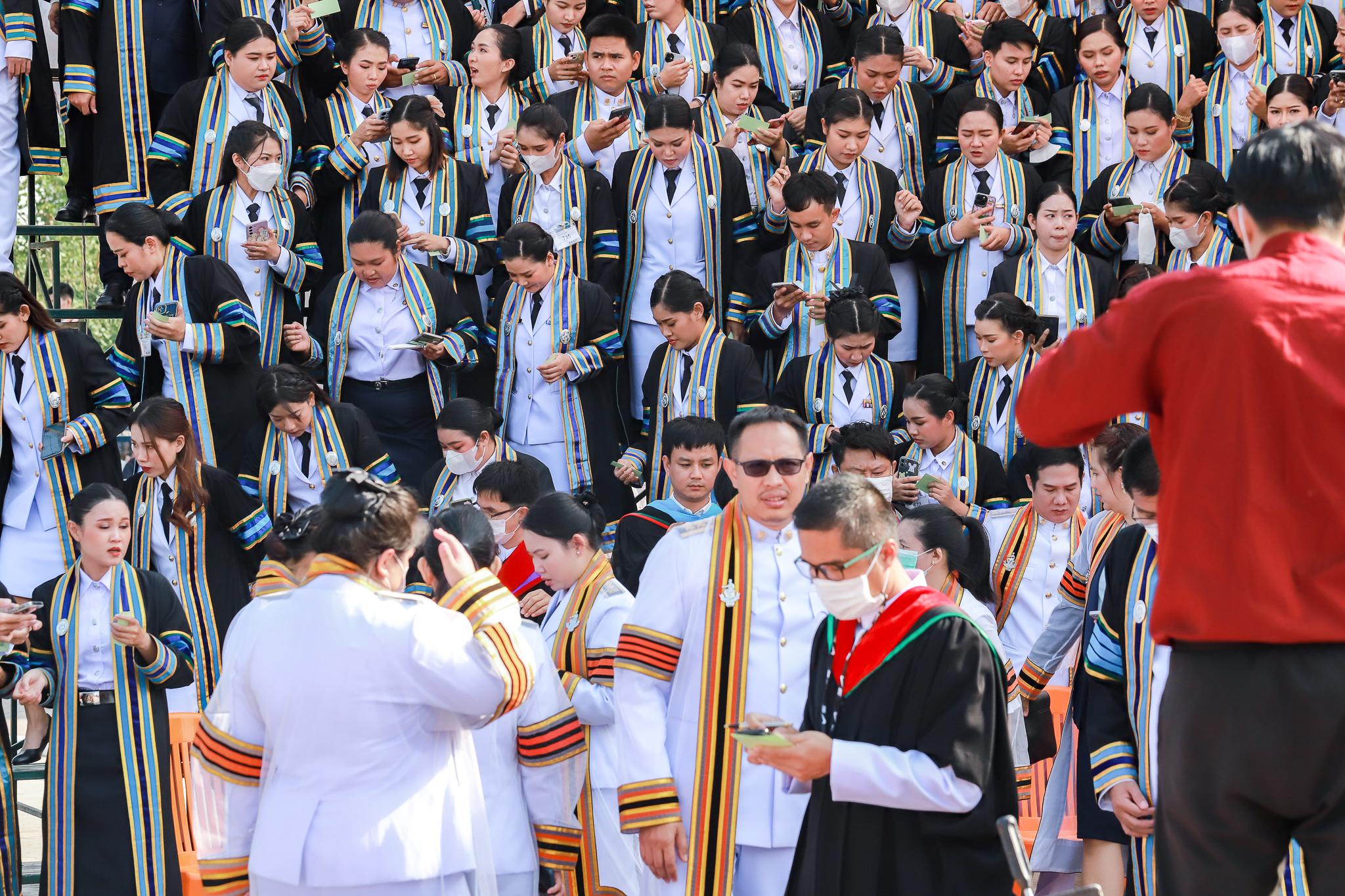 109. ภาพบรรยากาศการฝึกซ้อมรับพระราชทานปริญญาบัตรโปรแกรมวิชาคอมพิวเตอร์ ปีการศึกษา2560-2562 ระหว่างวันที่ 23-25 ธันวาคม 2565 ณ มหาวิทยาลัยราชภัฏกำแพงเพชร