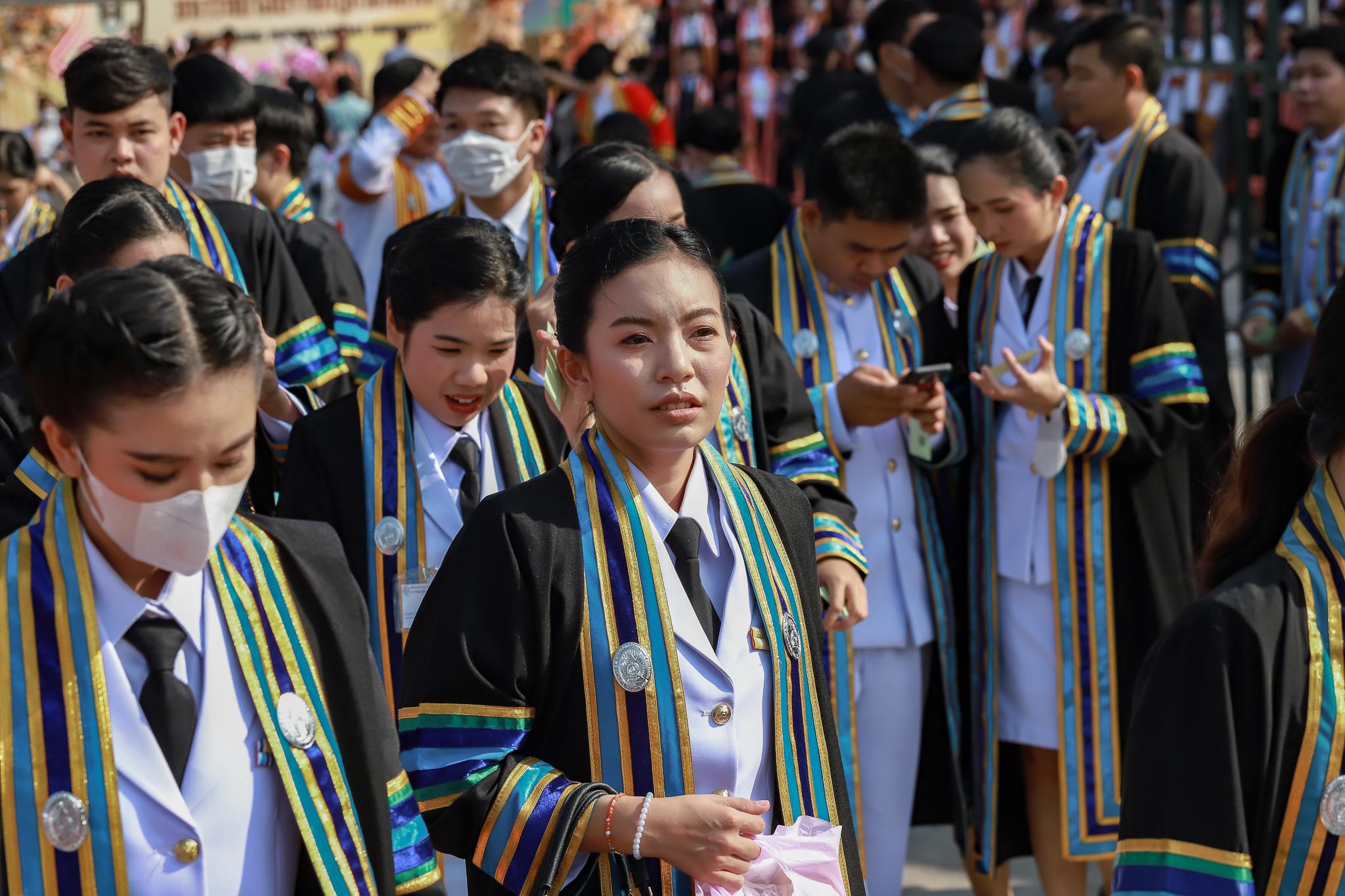 112. ภาพบรรยากาศการฝึกซ้อมรับพระราชทานปริญญาบัตรโปรแกรมวิชาคอมพิวเตอร์ ปีการศึกษา2560-2562 ระหว่างวันที่ 23-25 ธันวาคม 2565 ณ มหาวิทยาลัยราชภัฏกำแพงเพชร