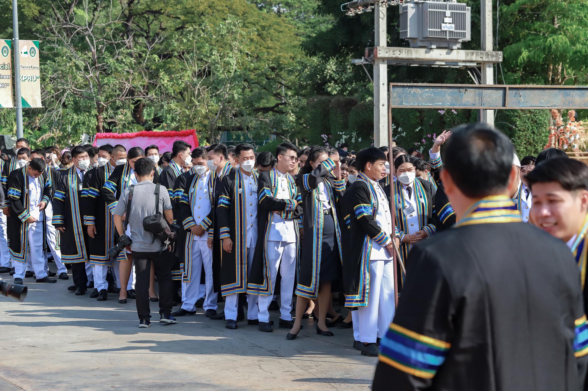 114. ภาพบรรยากาศการฝึกซ้อมรับพระราชทานปริญญาบัตรโปรแกรมวิชาคอมพิวเตอร์ ปีการศึกษา2560-2562 ระหว่างวันที่ 23-25 ธันวาคม 2565 ณ มหาวิทยาลัยราชภัฏกำแพงเพชร