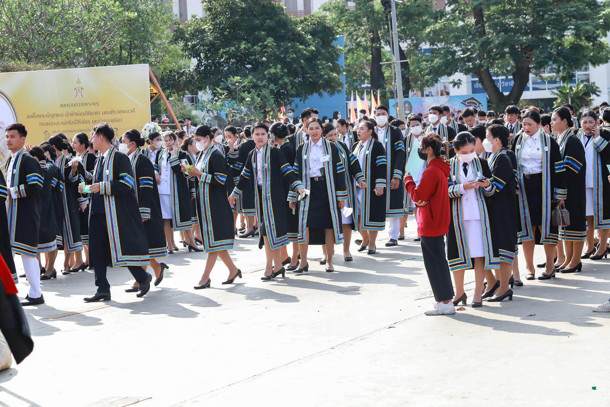 122. ภาพบรรยากาศการฝึกซ้อมรับพระราชทานปริญญาบัตรโปรแกรมวิชาคอมพิวเตอร์ ปีการศึกษา2560-2562 ระหว่างวันที่ 23-25 ธันวาคม 2565 ณ มหาวิทยาลัยราชภัฏกำแพงเพชร