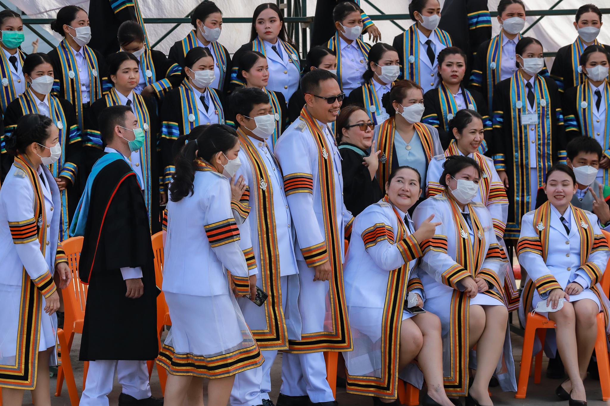 123. ภาพบรรยากาศการฝึกซ้อมรับพระราชทานปริญญาบัตรโปรแกรมวิชาคอมพิวเตอร์ ปีการศึกษา2560-2562 ระหว่างวันที่ 23-25 ธันวาคม 2565 ณ มหาวิทยาลัยราชภัฏกำแพงเพชร