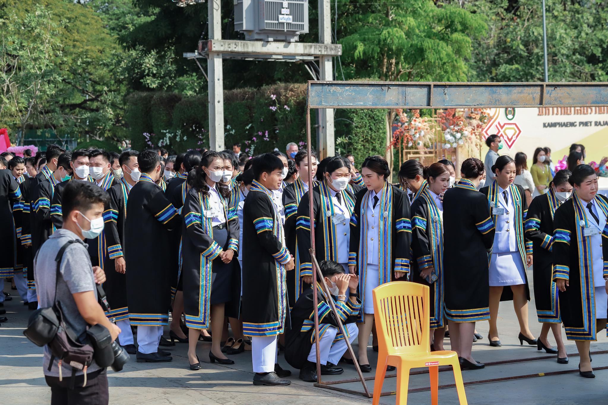 124. ภาพบรรยากาศการฝึกซ้อมรับพระราชทานปริญญาบัตรโปรแกรมวิชาคอมพิวเตอร์ ปีการศึกษา2560-2562 ระหว่างวันที่ 23-25 ธันวาคม 2565 ณ มหาวิทยาลัยราชภัฏกำแพงเพชร