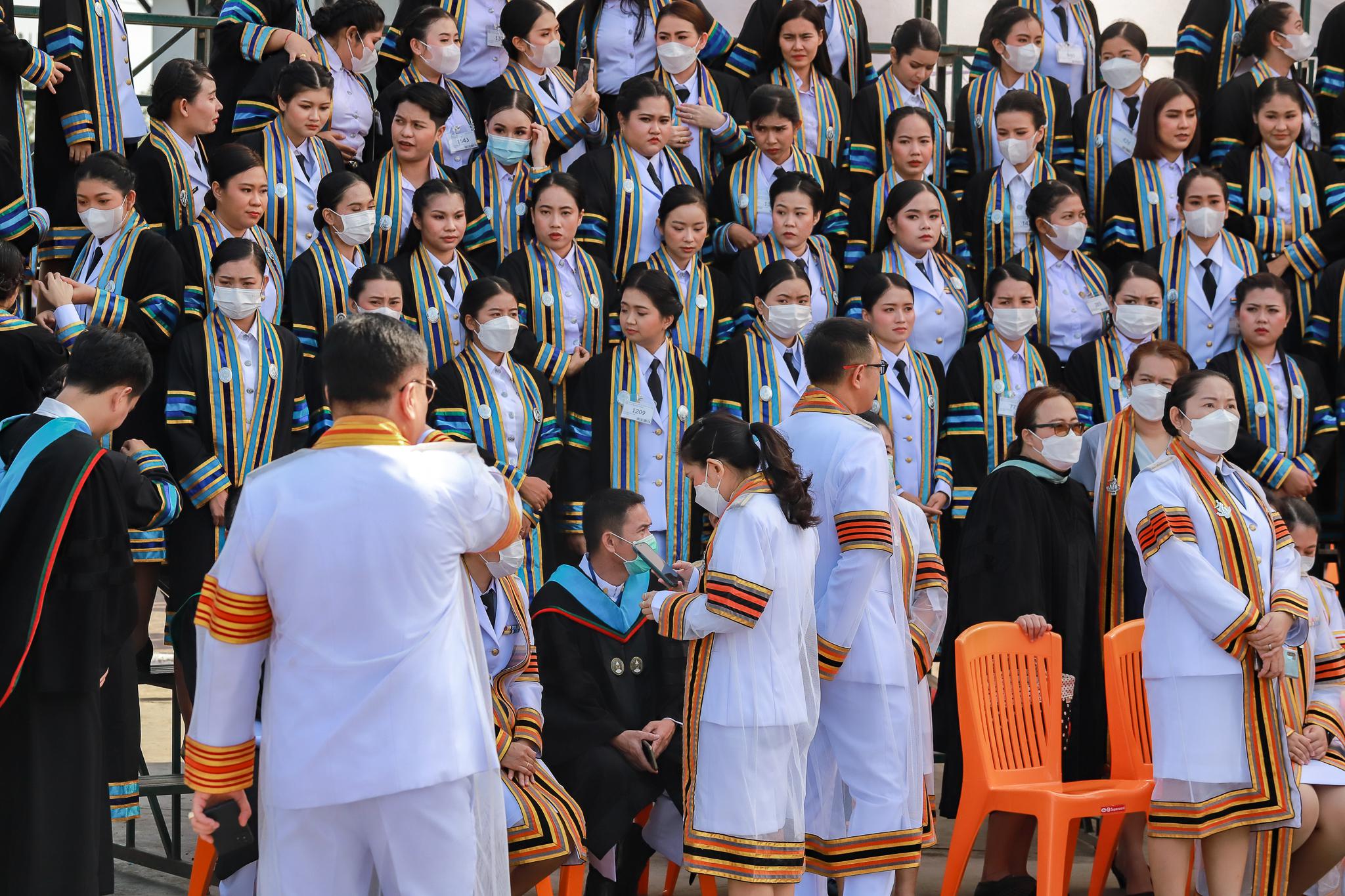 125. ภาพบรรยากาศการฝึกซ้อมรับพระราชทานปริญญาบัตรโปรแกรมวิชาคอมพิวเตอร์ ปีการศึกษา2560-2562 ระหว่างวันที่ 23-25 ธันวาคม 2565 ณ มหาวิทยาลัยราชภัฏกำแพงเพชร