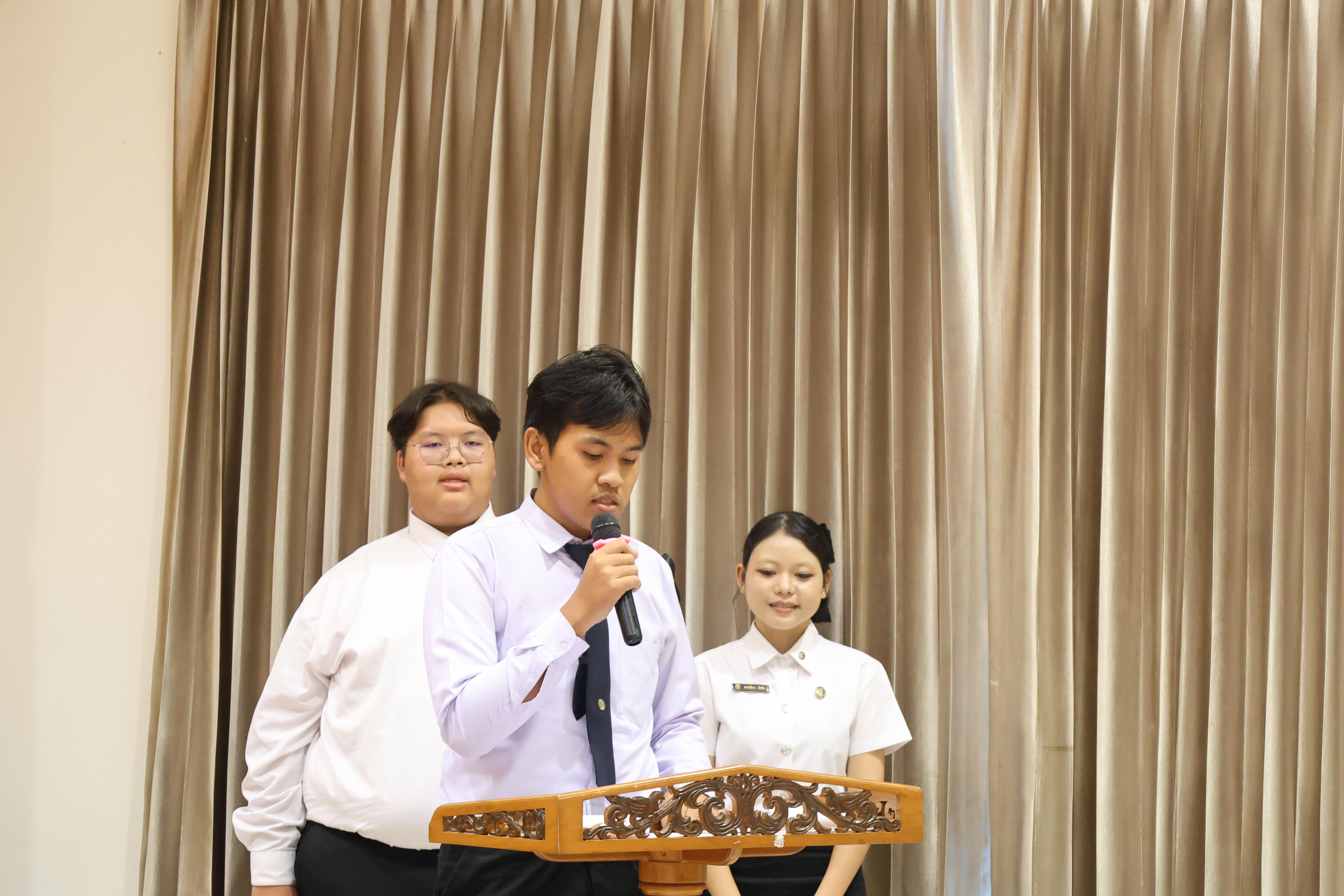 89. ไหว้ครูโปรแกรมวิชาคอมพิวตอร์และพิธีมอบโบว์ให้กับนักศึกษาใหม่ประจำปี 2569