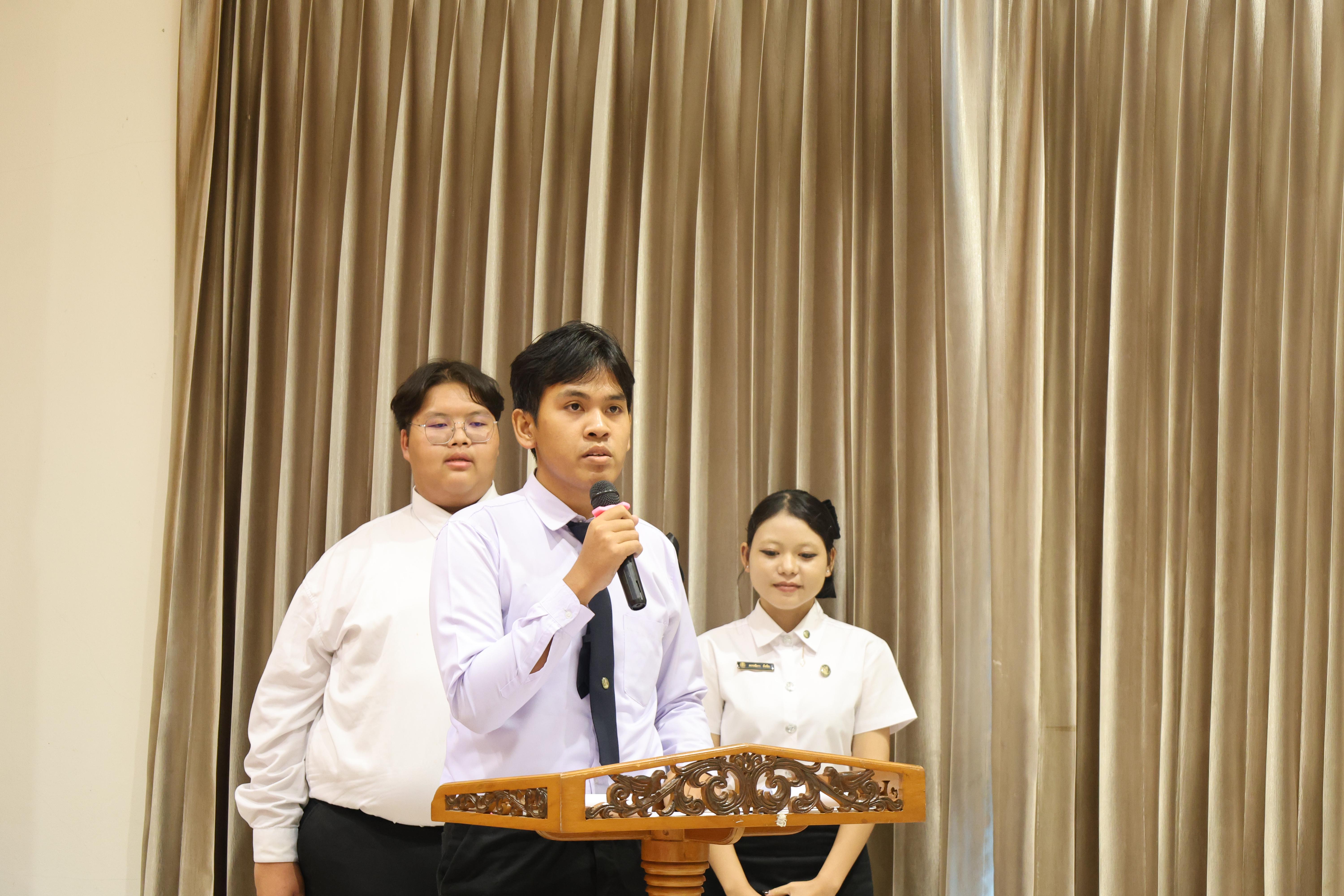 90. ไหว้ครูโปรแกรมวิชาคอมพิวตอร์และพิธีมอบโบว์ให้กับนักศึกษาใหม่ประจำปี 2569