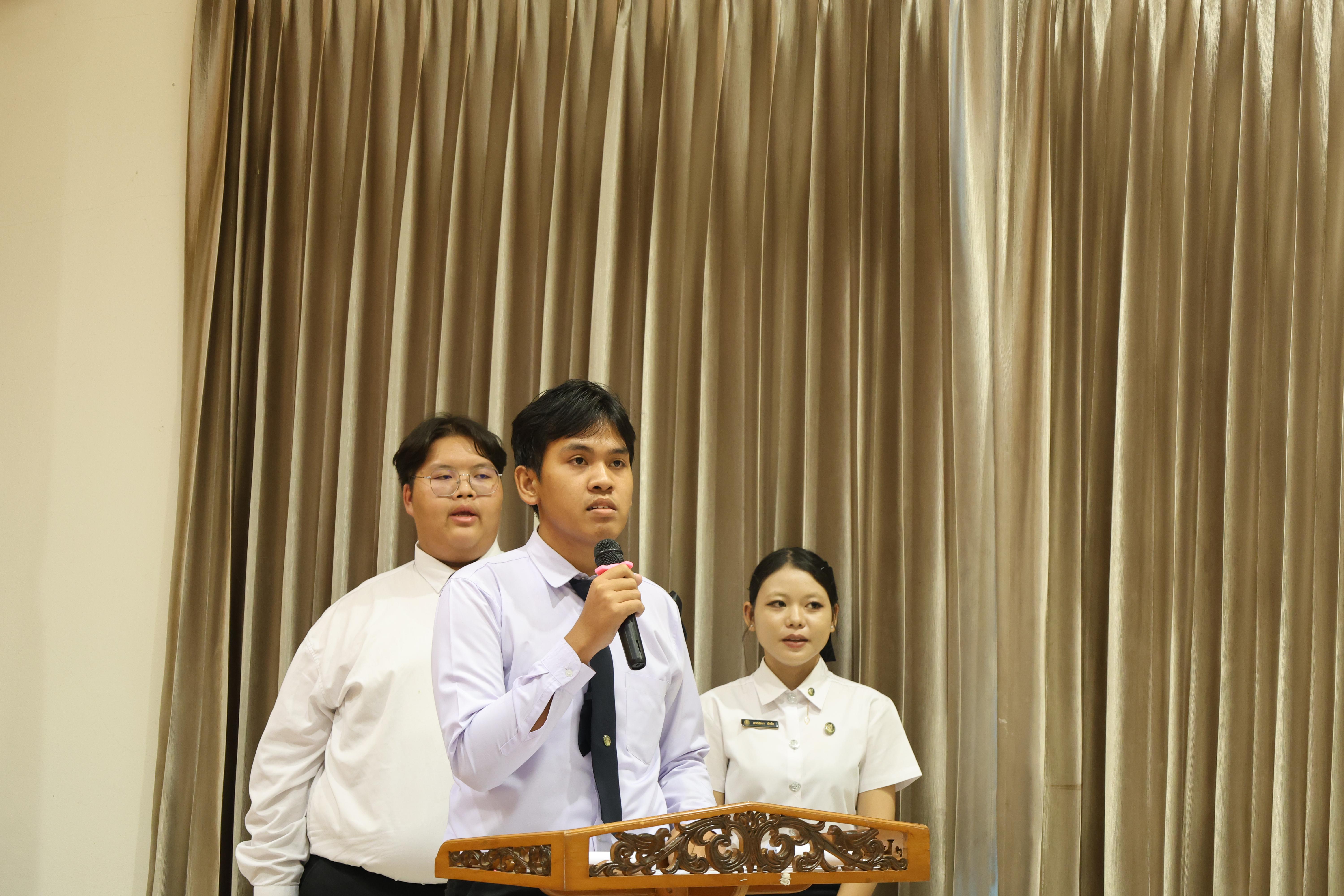 91. ไหว้ครูโปรแกรมวิชาคอมพิวตอร์และพิธีมอบโบว์ให้กับนักศึกษาใหม่ประจำปี 2569