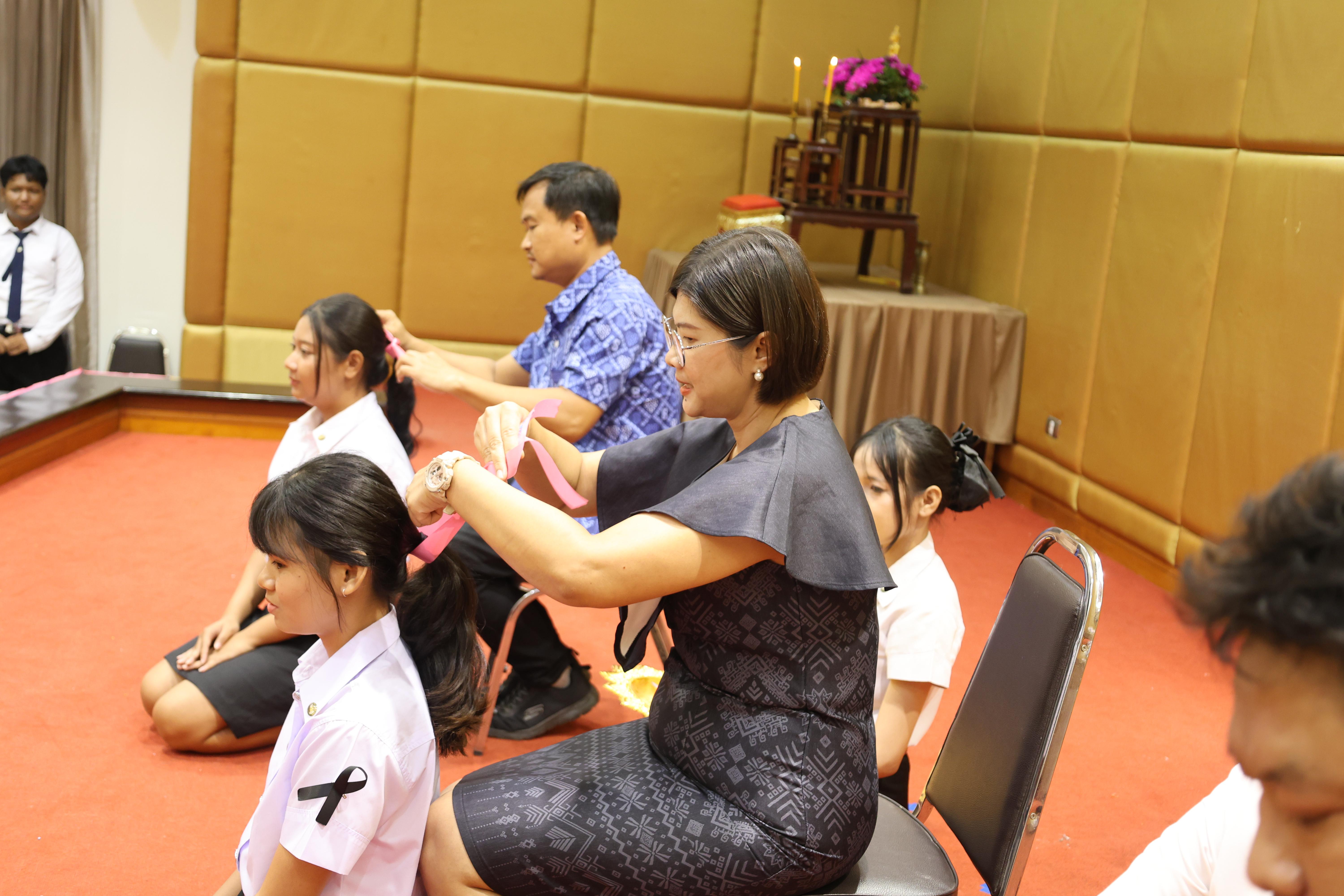 96. ไหว้ครูโปรแกรมวิชาคอมพิวตอร์และพิธีมอบโบว์ให้กับนักศึกษาใหม่ประจำปี 2569