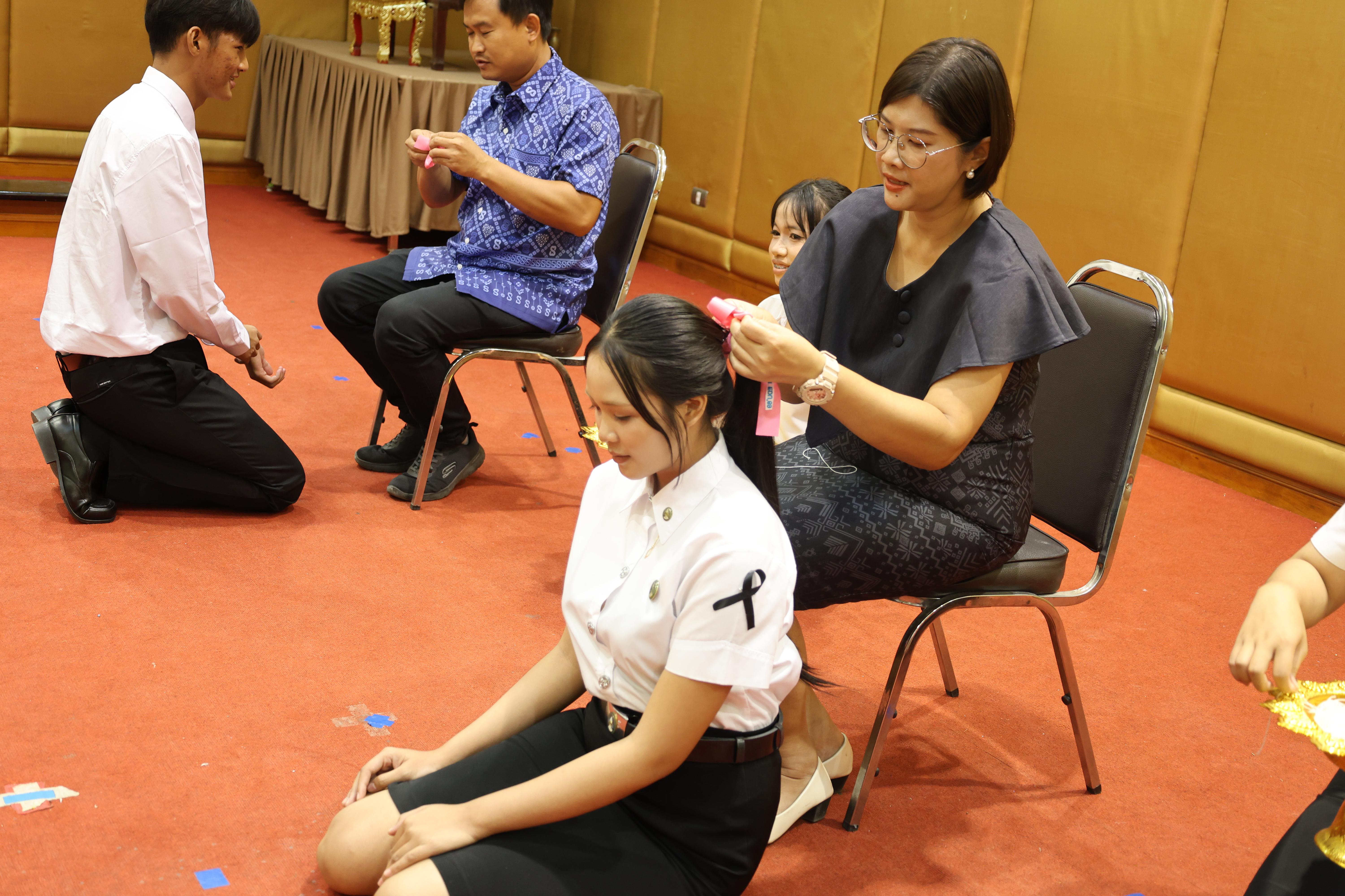 106. ไหว้ครูโปรแกรมวิชาคอมพิวตอร์และพิธีมอบโบว์ให้กับนักศึกษาใหม่ประจำปี 2569