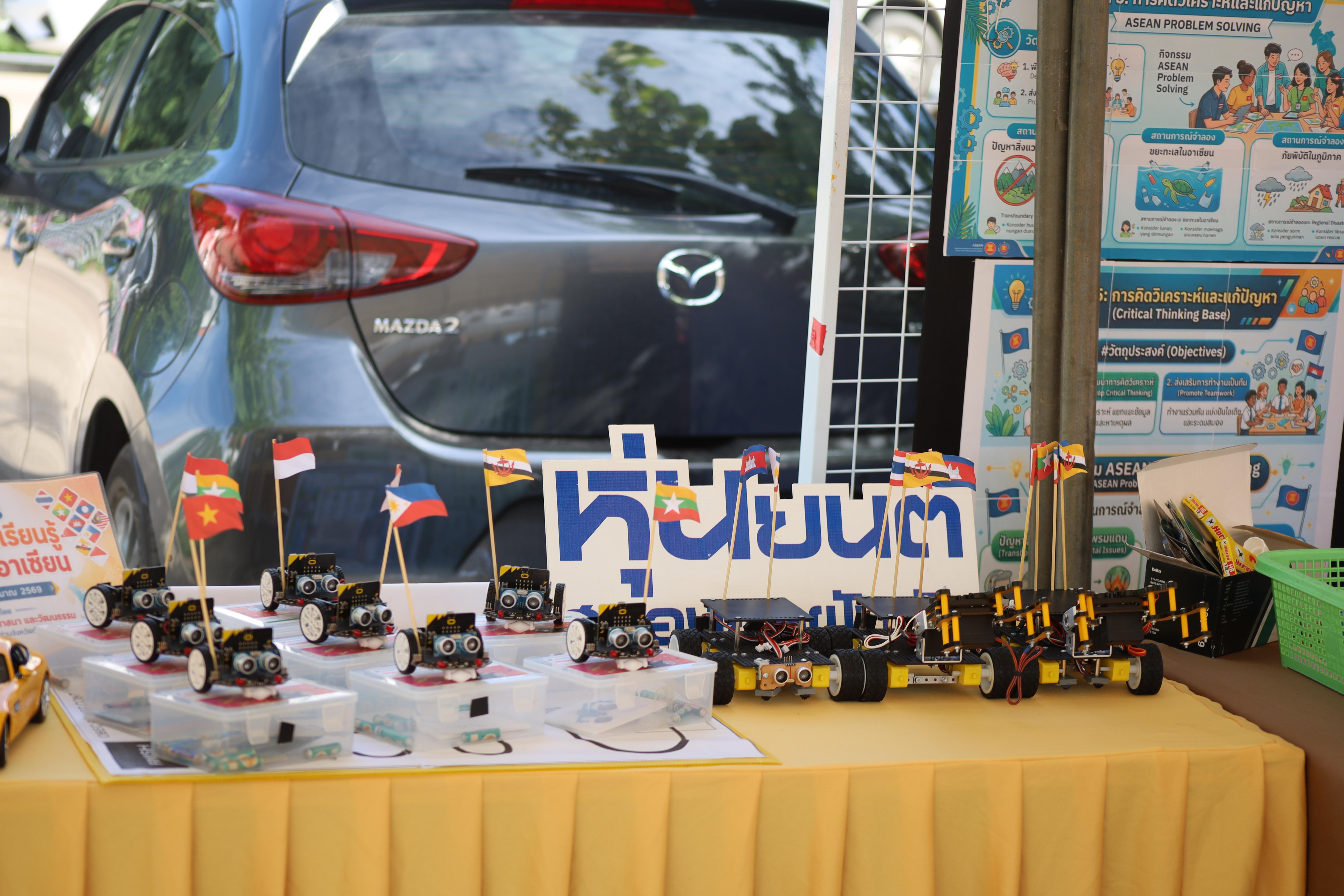 กิจกรรมตามโครงการพัฒนาการเรียนรู้สู่ประชาคมอาเซียน