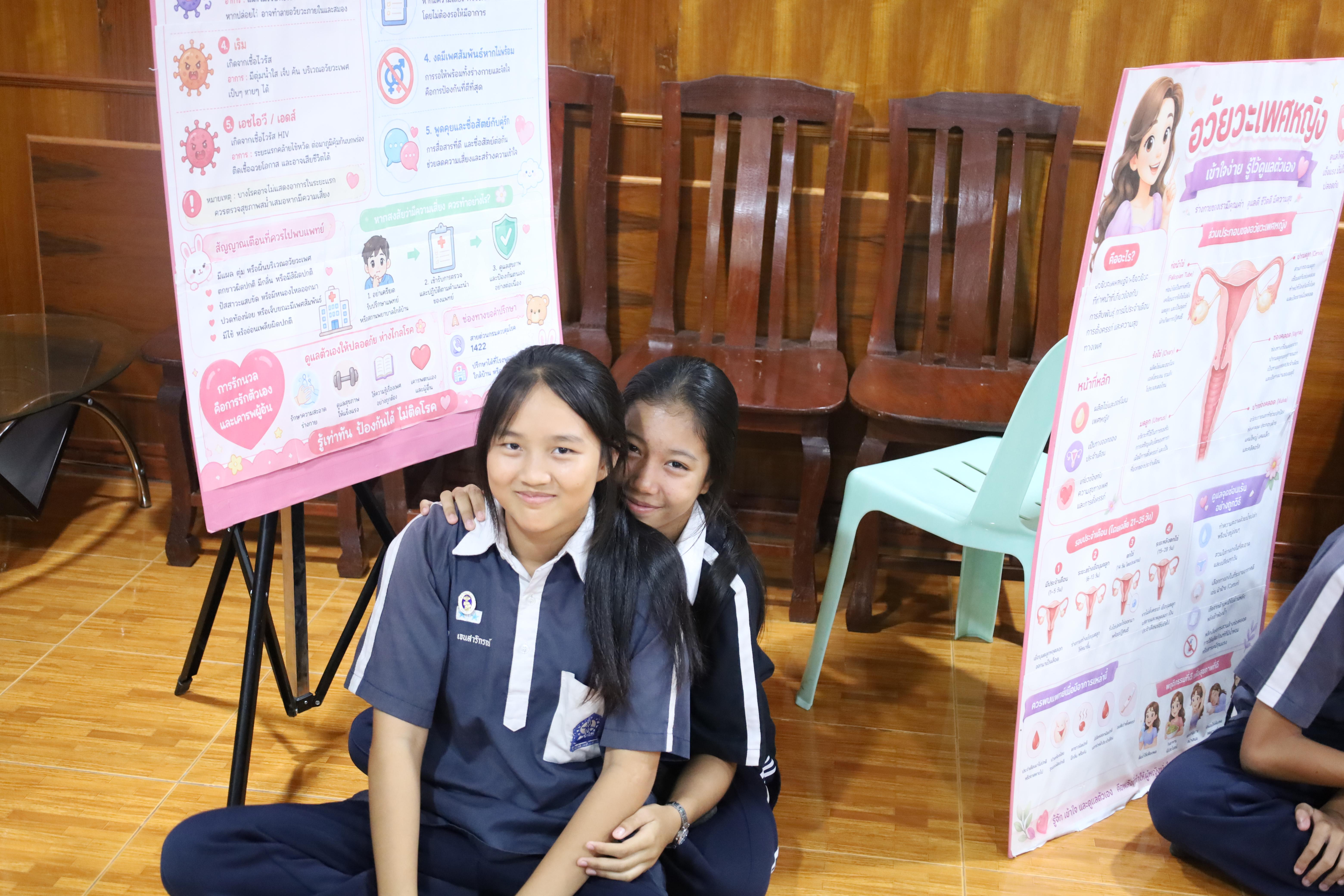 58. จัดกิจกรรมให้ความรู้ เรื่อง พื้นฐานทางสุขศึกษาและพลศึกษา ในด้านความรู้เกี่ยวกับสื่อโฆษณาไซเบอร์ ด้านระบบร่างกาย ด้านเพศศึกษา ด้านโรค และยาให้กับนักเรียนชั้นมัธยมศึกษาตอนต้น โรงเรียนวชิรปราการวิทยาคม