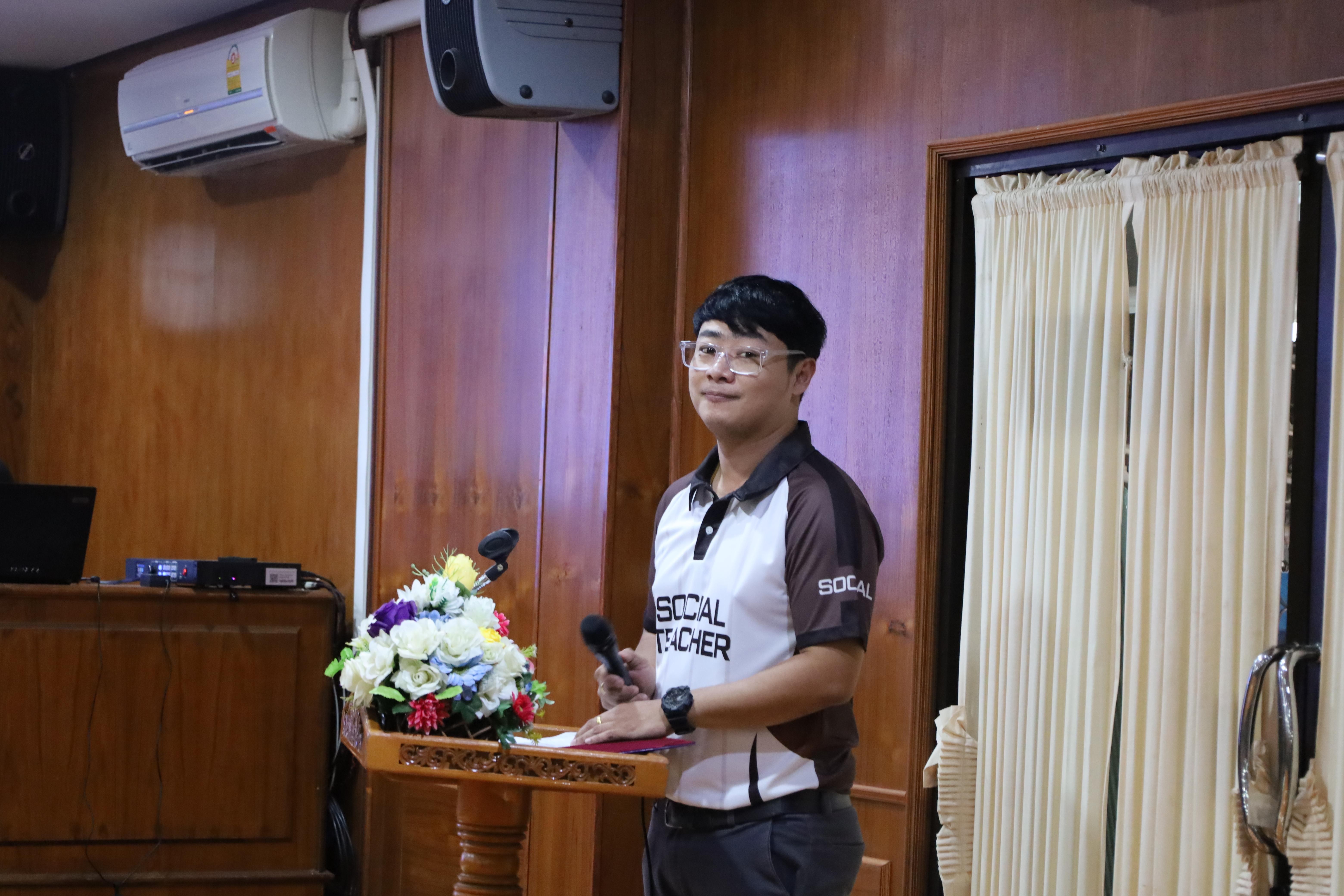 144. จัดกิจกรรมให้ความรู้ เรื่อง พื้นฐานทางสุขศึกษาและพลศึกษา ในด้านความรู้เกี่ยวกับสื่อโฆษณาไซเบอร์ ด้านระบบร่างกาย ด้านเพศศึกษา ด้านโรค และยาให้กับนักเรียนชั้นมัธยมศึกษาตอนต้น โรงเรียนวชิรปราการวิทยาคม