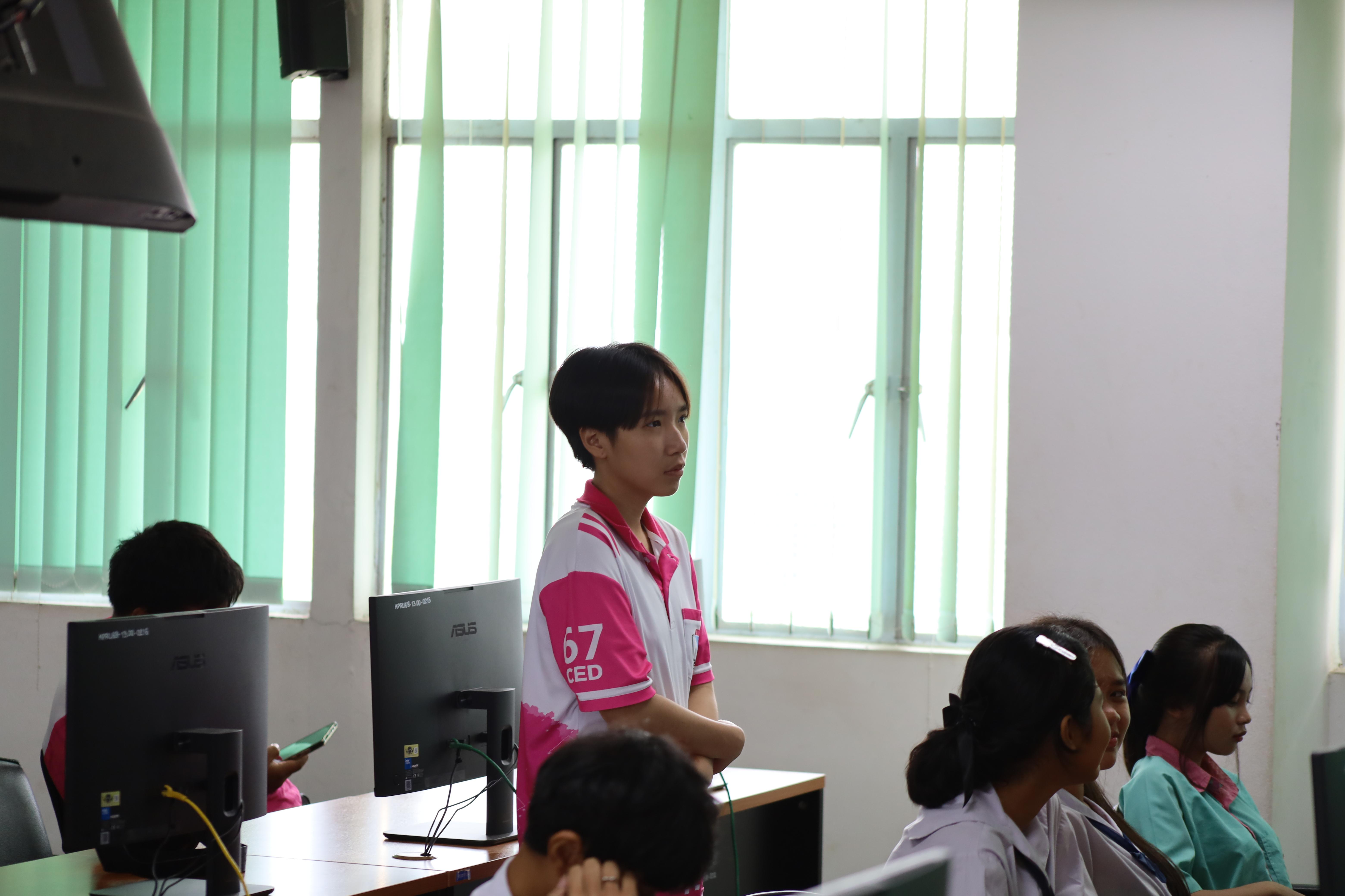 25. กิจกรรมการบูรณาการการจัดการเรียนการสอนกับการบริการวิชาการในสถานศึกษารายวิชาคณิตศาสตร์สำหรับครูคอมพิวเตอร์