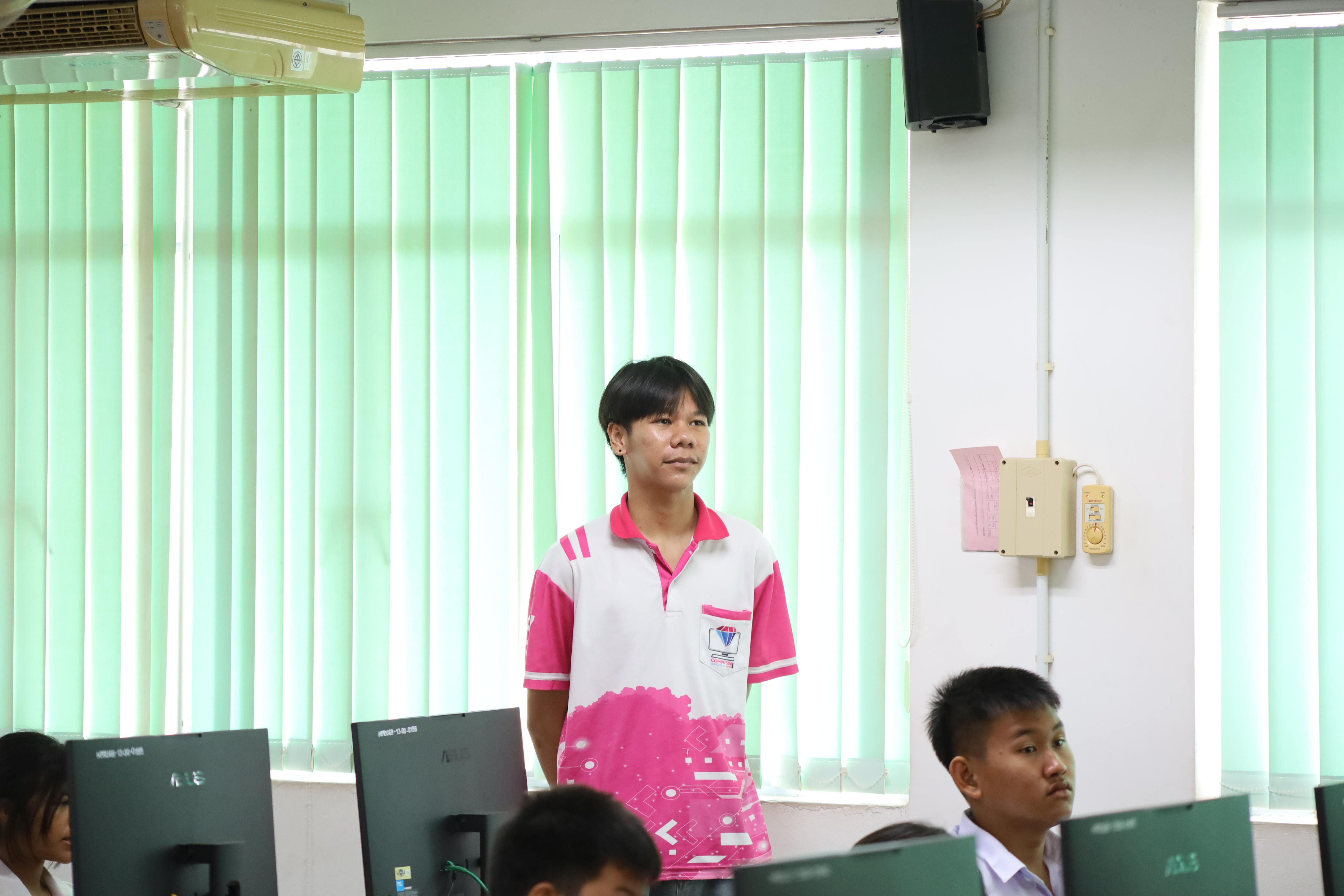 34. กิจกรรมการบูรณาการการจัดการเรียนการสอนกับการบริการวิชาการในสถานศึกษารายวิชาคณิตศาสตร์สำหรับครูคอมพิวเตอร์