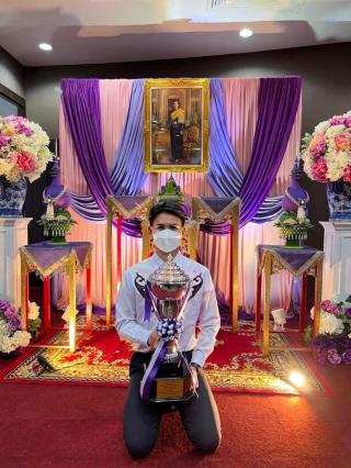 3. คณะครุศาสตร์ขอแสดงความยินดี รางวัลชนะเลิศ​ ถ้วยพระราชทานสมเด็จพระกนิษฐาธิราชเจ้า​ กรมสมเด็จพระเทพรัตนราชสุดา​ ฯ​ สยาม​บรม​ราช​กุมารี​ การประกวด​มารยาท​ไทย​ระดับชาติ​ ครั้ง​ที่​ 5 ในวันที่ 28 – 30 มกราคม 2565