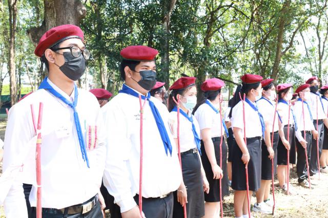 3. ฝ่ายกิจการนักศึกษา คณะครุศาสตร์ จัดกิจกรรมการฝึกอบรมบุคลากรทางการลูกเสือ ระดับที่ 1 การฝึกอบรมผู้กำกับลูกเสือ ขั้นที่ 2 ขั้นความรู้เบื้องต้น (B.T.C.) ประจำปี 2565 รุ่นที่ 1