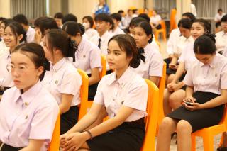 105. คณะครุศาสตร์ โดยฝ่ายกิจการนักศึกษา จัดกิจกรรมปฐมนิเทศนักศึกษาใหม่ ประจำปีการศึกษา 2566