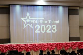 1. วันที่ 19 กรกฎาคม 2566 ฝ่ายกิจการนักศึกษา จัดกิจกรรมดาวเด่น EDU Star Talent 2023