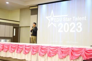 8. วันที่ 19 กรกฎาคม 2566 ฝ่ายกิจการนักศึกษา จัดกิจกรรมดาวเด่น EDU Star Talent 2023
