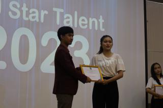 111. วันที่ 19 กรกฎาคม 2566 ฝ่ายกิจการนักศึกษา จัดกิจกรรมดาวเด่น EDU Star Talent 2023