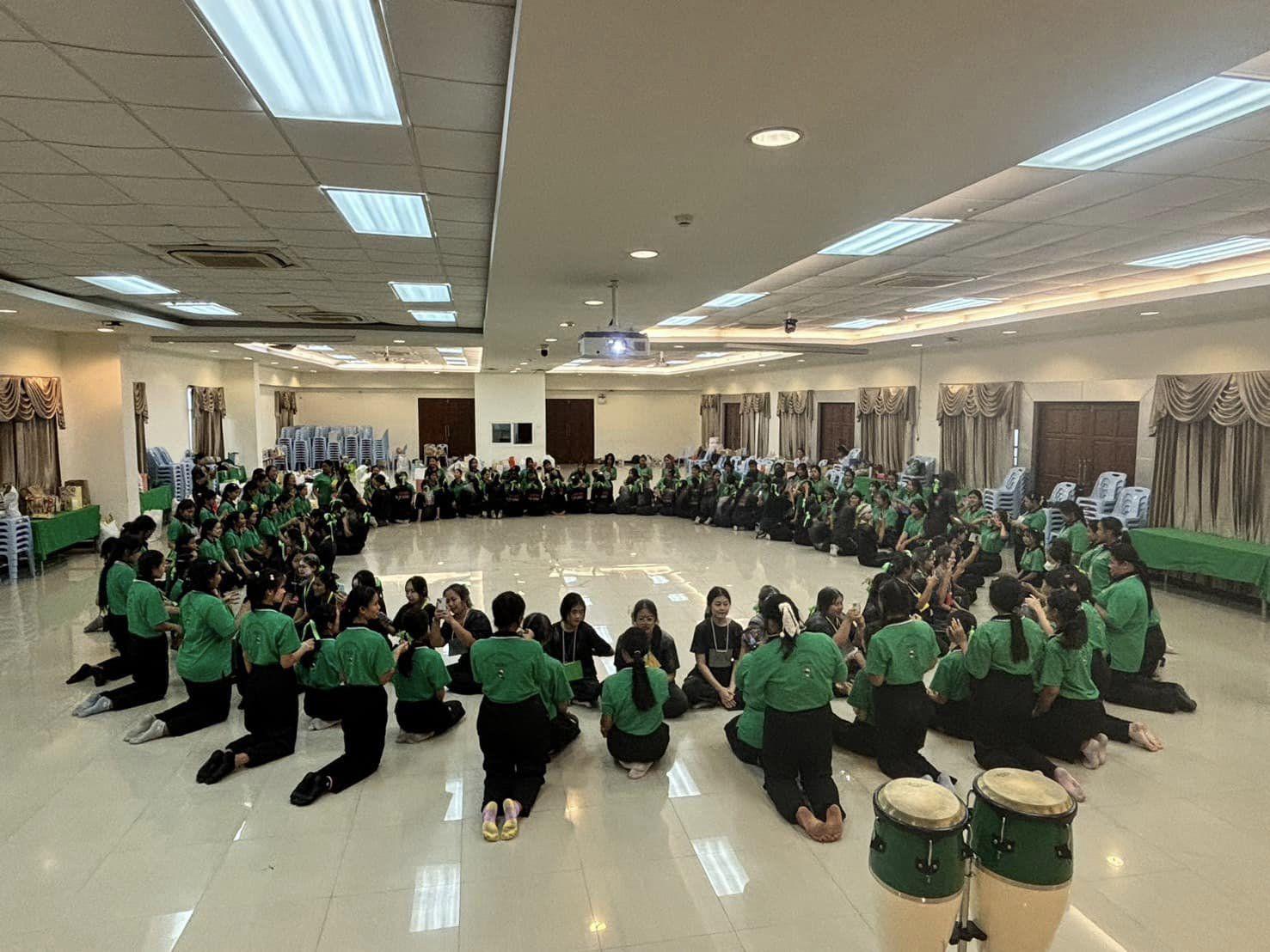 กิจกรรมสานสัมพันธ์น้อง-พี่ ปฐมวัย (เทคแคร์สายรหัส/ปลดโบเขียวปี2/บูมปฐมวัย)