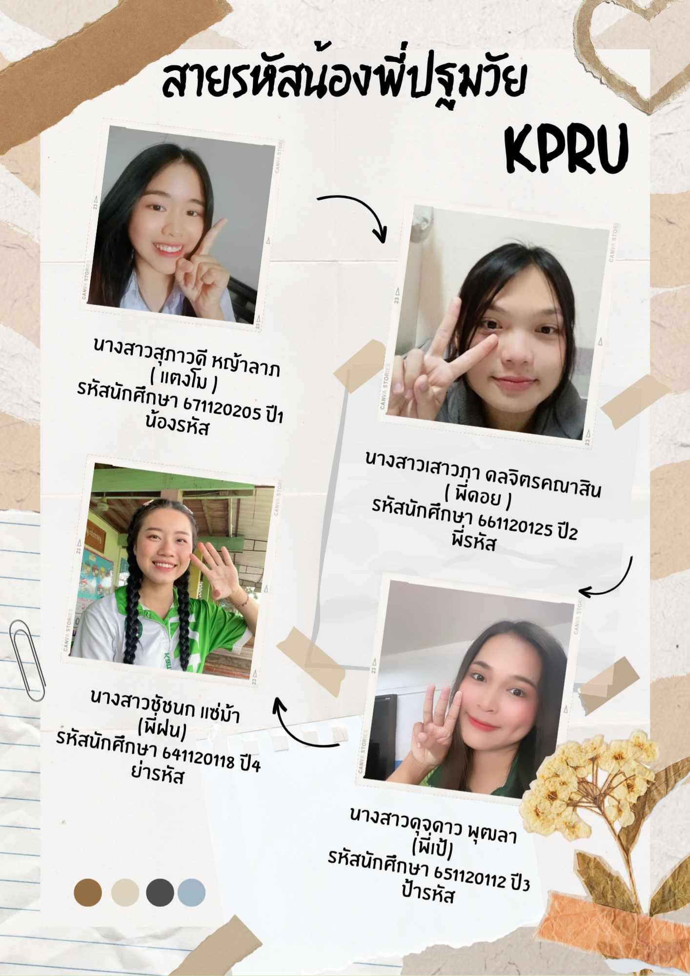 19. สายรหัสน้องพี่ปฐมวัย KPRU 2567