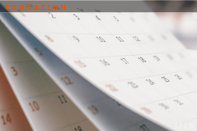 ประชาสัมพันธ์ ตารางเรียน และปฏิทินการศึกษา สำหรับนักศึกษาหลักสูตรประกาศนียบัตรบัณฑิต สาขาวิชาชีพครู ประจำภาคเรียนที่ 1/2566
