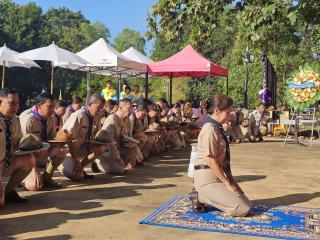 1. งานลูกเสือ คณะครุศาสตร์ ร่วมวางพวงมาลาและถวายราชสดุดี