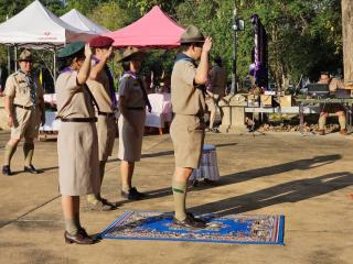 2. งานลูกเสือ คณะครุศาสตร์ ร่วมวางพวงมาลาและถวายราชสดุดี