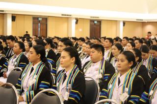 78. บรรยากาศการฝึกซ้อมพิธีพระราชทานปริญญาบัตร ประจำปีการศึกษา 2564-2565 ณ มหาวิทยาลัยราชภัฏกำแพงเพชร