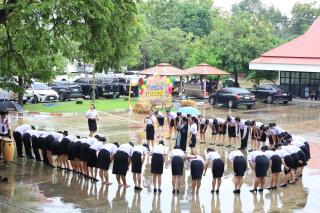 144. บรรยากาศการฝึกซ้อมพิธีพระราชทานปริญญาบัตร ประจำปีการศึกษา 2564-2565 ณ มหาวิทยาลัยราชภัฏกำแพงเพชร