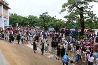 151. บรรยากาศการฝึกซ้อมพิธีพระราชทานปริญญาบัตร ประจำปีการศึกษา 2564-2565 ณ มหาวิทยาลัยราชภัฏกำแพงเพชร