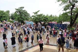 163. บรรยากาศการฝึกซ้อมพิธีพระราชทานปริญญาบัตร ประจำปีการศึกษา 2564-2565 ณ มหาวิทยาลัยราชภัฏกำแพงเพชร