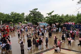 165. บรรยากาศการฝึกซ้อมพิธีพระราชทานปริญญาบัตร ประจำปีการศึกษา 2564-2565 ณ มหาวิทยาลัยราชภัฏกำแพงเพชร