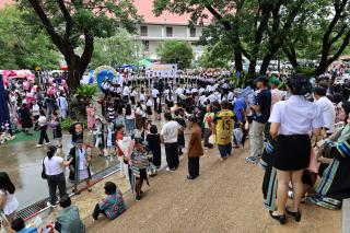 169. บรรยากาศการฝึกซ้อมพิธีพระราชทานปริญญาบัตร ประจำปีการศึกษา 2564-2565 ณ มหาวิทยาลัยราชภัฏกำแพงเพชร