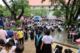 180. บรรยากาศการฝึกซ้อมพิธีพระราชทานปริญญาบัตร ประจำปีการศึกษา 2564-2565 ณ มหาวิทยาลัยราชภัฏกำแพงเพชร