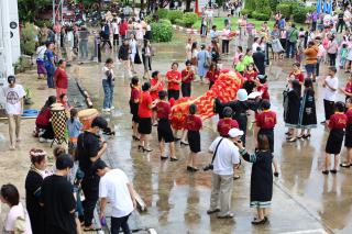 192. บรรยากาศการฝึกซ้อมพิธีพระราชทานปริญญาบัตร ประจำปีการศึกษา 2564-2565 ณ มหาวิทยาลัยราชภัฏกำแพงเพชร