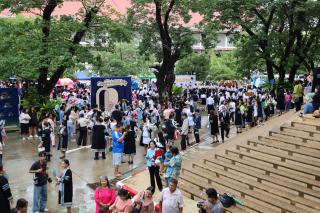 194. บรรยากาศการฝึกซ้อมพิธีพระราชทานปริญญาบัตร ประจำปีการศึกษา 2564-2565 ณ มหาวิทยาลัยราชภัฏกำแพงเพชร