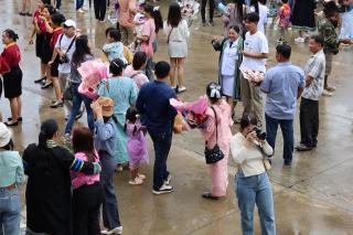 195. บรรยากาศการฝึกซ้อมพิธีพระราชทานปริญญาบัตร ประจำปีการศึกษา 2564-2565 ณ มหาวิทยาลัยราชภัฏกำแพงเพชร