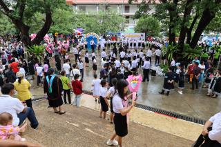 202. บรรยากาศการฝึกซ้อมพิธีพระราชทานปริญญาบัตร ประจำปีการศึกษา 2564-2565 ณ มหาวิทยาลัยราชภัฏกำแพงเพชร