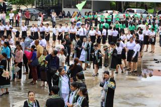 205. บรรยากาศการฝึกซ้อมพิธีพระราชทานปริญญาบัตร ประจำปีการศึกษา 2564-2565 ณ มหาวิทยาลัยราชภัฏกำแพงเพชร