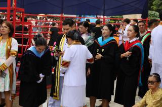 215. บรรยากาศการฝึกซ้อมพิธีพระราชทานปริญญาบัตร ประจำปีการศึกษา 2564-2565 ณ มหาวิทยาลัยราชภัฏกำแพงเพชร