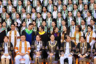 223. บรรยากาศการฝึกซ้อมพิธีพระราชทานปริญญาบัตร ประจำปีการศึกษา 2564-2565 ณ มหาวิทยาลัยราชภัฏกำแพงเพชร