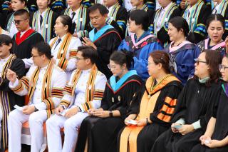 246. บรรยากาศการฝึกซ้อมพิธีพระราชทานปริญญาบัตร ประจำปีการศึกษา 2564-2565 ณ มหาวิทยาลัยราชภัฏกำแพงเพชร